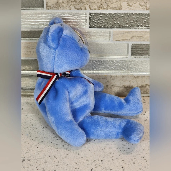 'America' September 11 2001 Blue Bear - Ty Beanie Baby - Picture 3 of 7